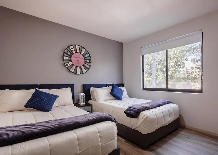 Apartment Urban Oasis In Roma - Wifi - Laundry - Sleeps 7 Mexico City